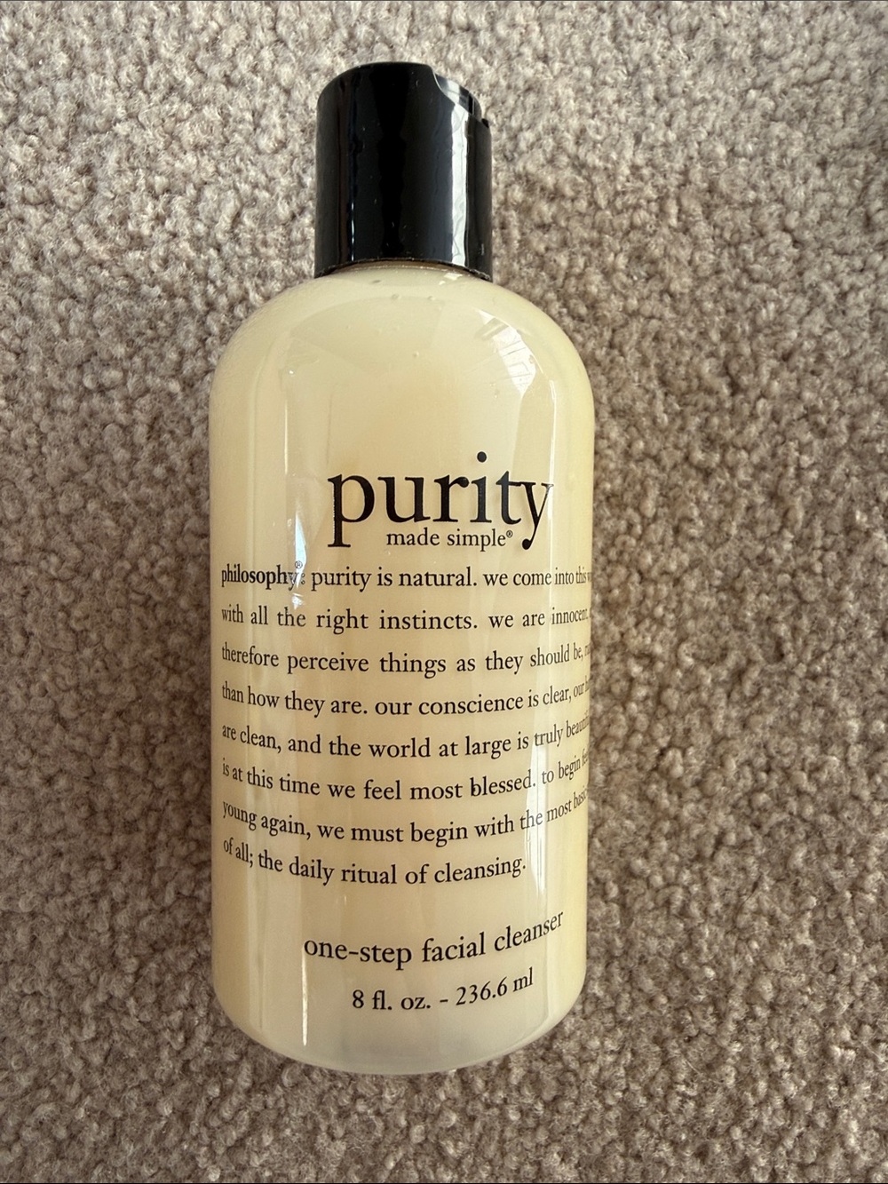 Philosophy Purity One-Step Facial Cleanser - Cream & Black